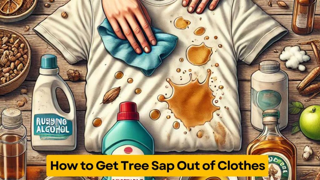 How to Get Tree Sap Out of Clothes: Tree sap stain removal