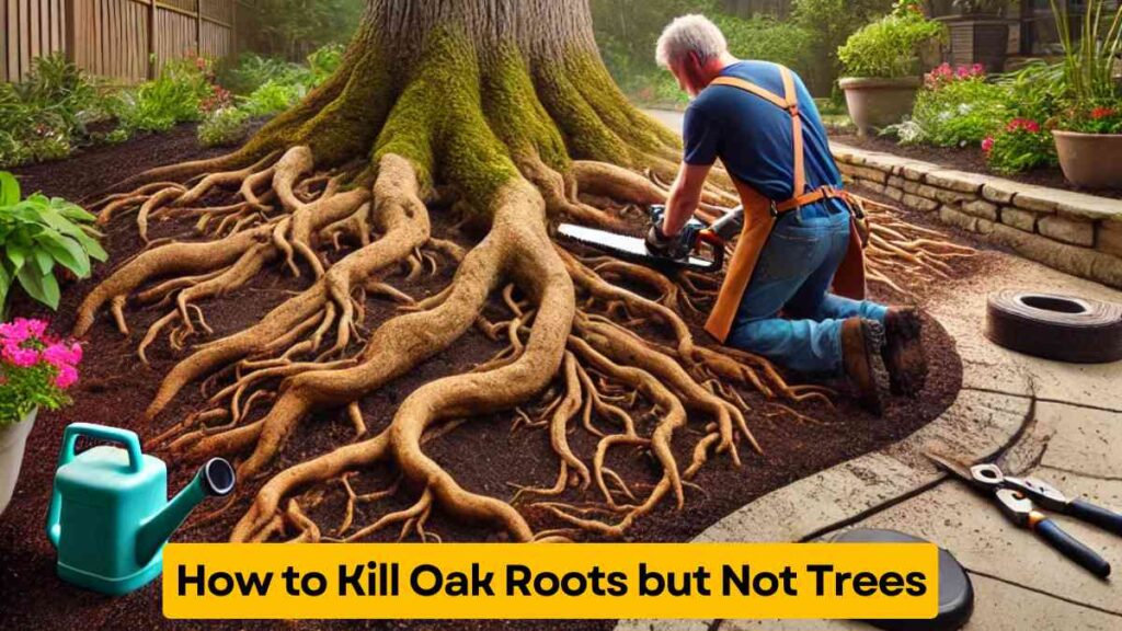 How to Kill Oak Roots but Not Trees